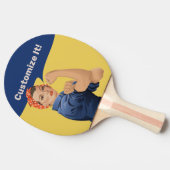 Raquette De Ping Pong Rosie the Riveter (Côté)