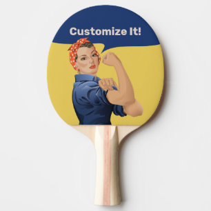 Raquette De Ping Pong Rosie the Riveter