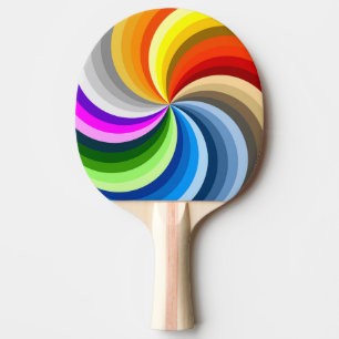 Raquette De Ping Pong Roue couleur spirale