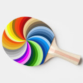 Raquette De Ping Pong Roue couleur spirale (Côté)