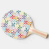 Raquette De Ping Pong Roue géométrique colorée (Côté)