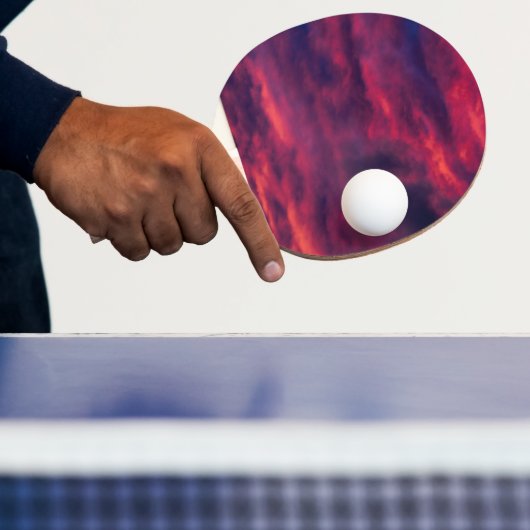 Raquette De Ping Pong rouge d'août (Insitu)
