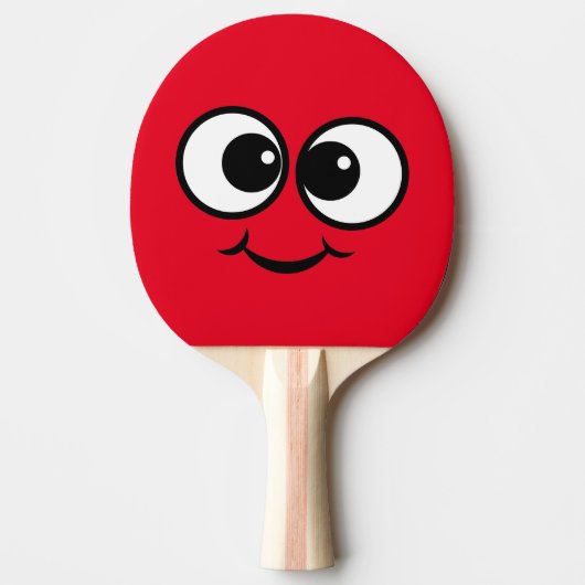 Raquette De Ping Pong Rouge de la face de derp (Devant)