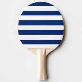 Raquette De Ping Pong Royal Blue and White Stripes (Dos)