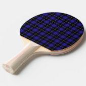 Raquette De Ping Pong Royal Blue Black Plaid (Devant Angle)