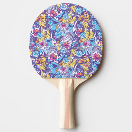 Raquette De Ping Pong Rue Sésame| Motif de danse Super (Devant)