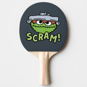 Raquette De Ping Pong Rue Sésame Oscar the Grouch Scram!