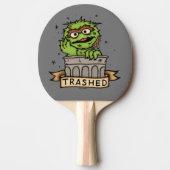 Raquette De Ping Pong Rue Sésame | Oscar the Grouch Trashed (Devant)