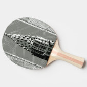 Raquette De Ping Pong Rues de New York avec Empire State Building (Côté)