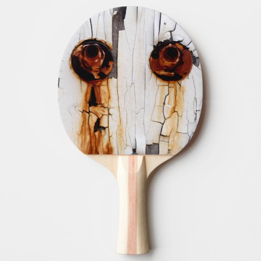 Raquette De Ping Pong Rusty Bolts Nuts et Peeling Paint (Devant)