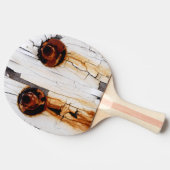 Raquette De Ping Pong Rusty Bolts Nuts et Peeling Paint (Côté)