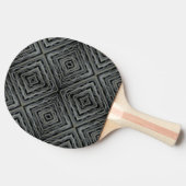 Raquette De Ping Pong Rythme pulsif Art Abstrait moderne Illustration (Côté)