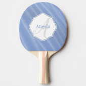Raquette De Ping Pong Sable Bleu Ripples Ping Pong Personnalisé (Devant)