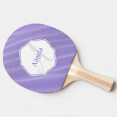 Raquette De Ping Pong Sable Violet Ripples Ping Pong Personnalisé (Côté)