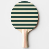 Raquette De Ping Pong Sage Green Polo Stripes et Solide (Devant)
