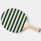 Raquette De Ping Pong Sage Green Polo Stripes et Solide (Côté)