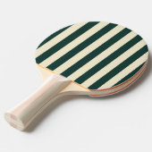 Raquette De Ping Pong Sage Green Polo Striping et Solide (Devant Angle)