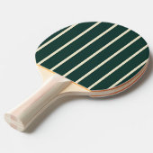 Raquette De Ping Pong Sage Green Striping et Solide (Devant Angle)