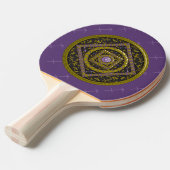 Raquette De Ping Pong Sagittarius Mandala Ping Pong Paddle (Devant Angle)