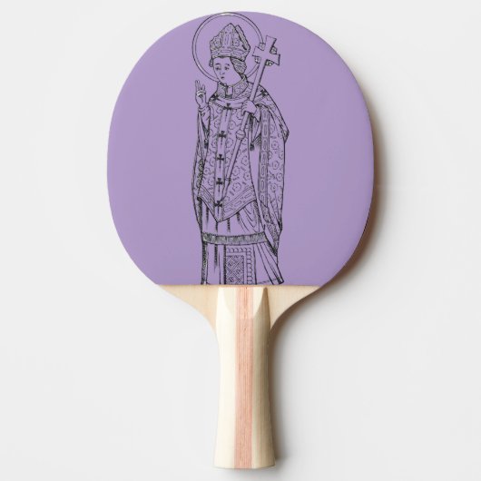 Raquette De Ping Pong Saint Deiniol Abbé et évêque (Devant)