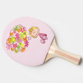 Raquette De Ping Pong Sally pense aux fleurs (Côté)
