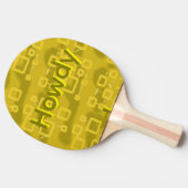 Raquette De Ping Pong Salut Géométrique (Côté)