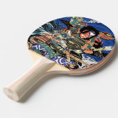 Raquette De Ping Pong samouraï, guerrier légendaire du Japon Cool (Devant Angle)