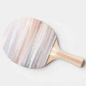 Raquette De Ping Pong Sandy Beach Été Tan Aquarelle Abstraite (Côté)