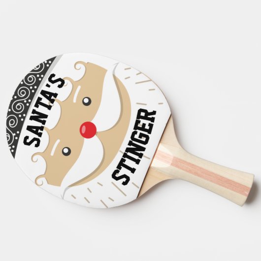 Raquette De Ping Pong SANTA CLAUS NOËL AMUSANTE Ping Paddles (Côté)