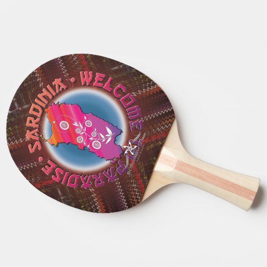 Raquette De Ping Pong Sardaigne (Côté)