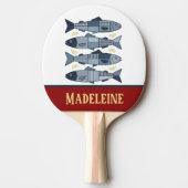 Raquette De Ping Pong Sardines Citrons Patchwork Piqué Monogramme de la (Devant)