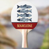 Raquette De Ping Pong Sardines Citrons Patchwork Piqué Monogramme de la