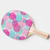 Raquette De Ping Pong Schéma floral lumineux 2 (Côté)