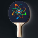 Raquette De Ping Pong Science de la structure atomique<br><div class="desc">Cool,  tendance et amusant,  pagaie de ping-pong pop art conçue comme un cadeau pour tous les scientifiques,  professeurs de sciences,  étudiants en sciences,  bref,  n'importe quel geek de science dans votre vie (et qui vous inclut)! Conçu par Science Geekness© à l'adresse http://www.zazzle.com/sciencegeekness*</div>