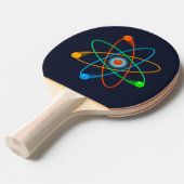 Raquette De Ping Pong Science de la structure atomique (Devant Angle)