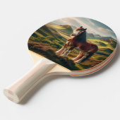 Raquette De Ping Pong Scotland highlands Clydesdale horse (Devant Angle)