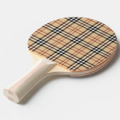 Raquette De Ping Pong Scottish Tartan Pattern (Devant Angle)