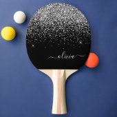 Raquette De Ping Pong Script Monogram Girly Name