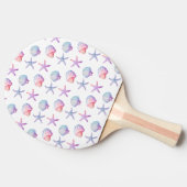 Raquette De Ping Pong Seashell Pattern (Côté)