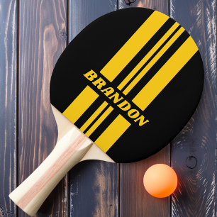 Raquette De Ping Pong Sécurité Abeille Rayure Nostalgique de Rallye avec