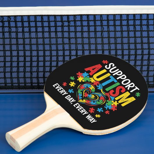 Raquette De Ping Pong Sensibilisation à l'autisme (Insitu)
