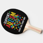 Raquette De Ping Pong Sensibilisation à l'autisme (Côté)