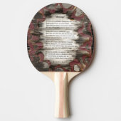 Raquette De Ping Pong Sentiments (Devant)