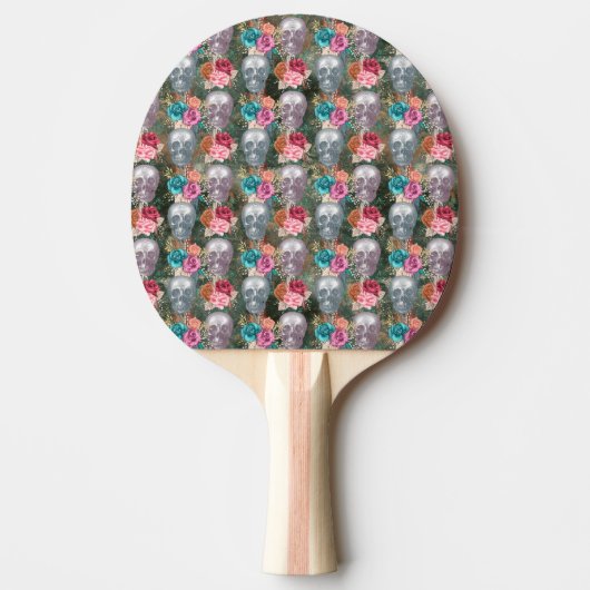 Raquette De Ping Pong Série Boho Skull Design 10 (Devant)