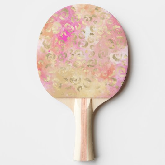 Raquette De Ping Pong Série de design peinture léopard 5 (Devant)