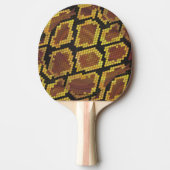 Raquette De Ping Pong Serpent Brown et impression or (Devant)