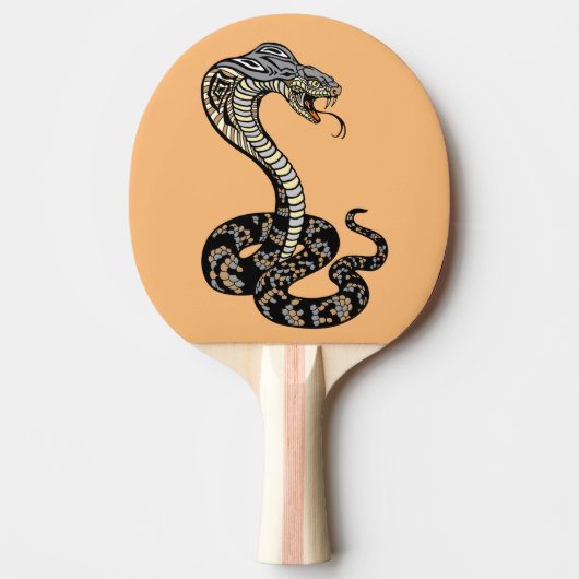 Raquette De Ping Pong serpent de cobra (Devant)