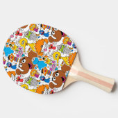 Raquette De Ping Pong Sesame Street Pals Doodley Pattern (Côté)