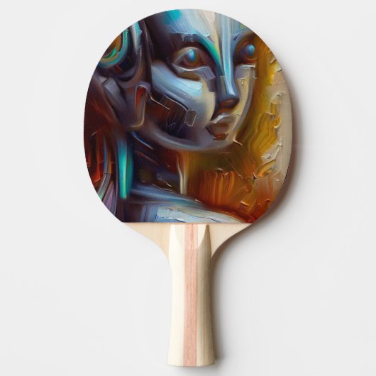 Raquette De Ping Pong SF - Héros de l'intelligence artificielle (3) (Devant)