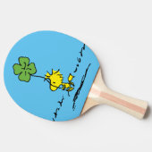 Raquette De Ping Pong Shamrock de transport de bois (Côté)